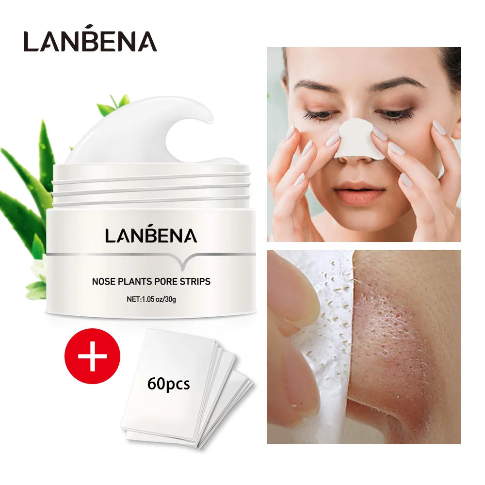 LANBENA Blackhead Remover Nose Mask - Deep Cleansing Pore Strips