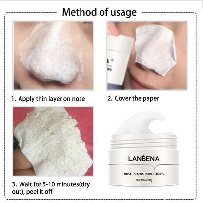 LANBENA Blackhead Remover Nose Mask - Deep Cleansing Pore Strips